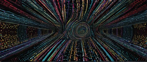 panoramical,trip computer,matrix,computer art,digiart,cyberspace,fragmentation,wormhole,vortex,kaleidoscope,kaleidoscope art,electric arc,kaleidoscopic,dimensional,metropolis,cyclocomputer,dimension,digital,tunnel,interference,Illustration,Realistic Fantasy,Realistic Fantasy 36