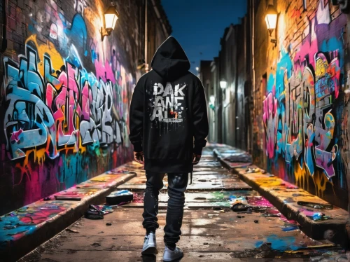 graffiti,parka,hoodie,alleyway,hooded man,alley,graffiti art,urbex,national parka,grafitti,urban,street fashion,hooded,punk,grafitty,darknet,dare,street life,grime,creative background,Illustration,Realistic Fantasy,Realistic Fantasy 42