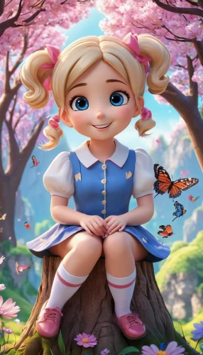 little girl fairy,fairy tale character,child fairy,alice in wonderland,alice,cute cartoon character,rosa 'the fairy,pinocchio,rosa ' the fairy,fairy world,heidi country,rapunzel,fae,children's fairy tale,fairy,3d fantasy,fairytale characters,children's background,fairy forest,wonderland,Unique,3D,3D Character