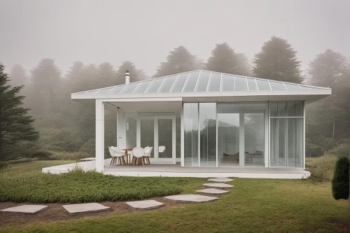 summer house,mirror house,cubic house,3d rendering,pool house,frame house,gazebo,house in the forest,inverted cottage,archidaily,forest chapel,greenhouse cover,render,glass roof,house in the mountains,conservatory,pop up gazebo,cube house,house in mountains,folding roof,Photography,General,Realistic