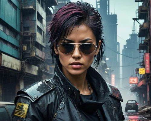 cyberpunk,yukio,terminator,renegade,hong kong,hong,streampunk,hk,aviator sunglass,cyber glasses,kowloon,asian vision,ara macao,cyborg,punk,mohawk,cobra,kowloon city,merc,agent,Conceptual Art,Sci-Fi,Sci-Fi 11