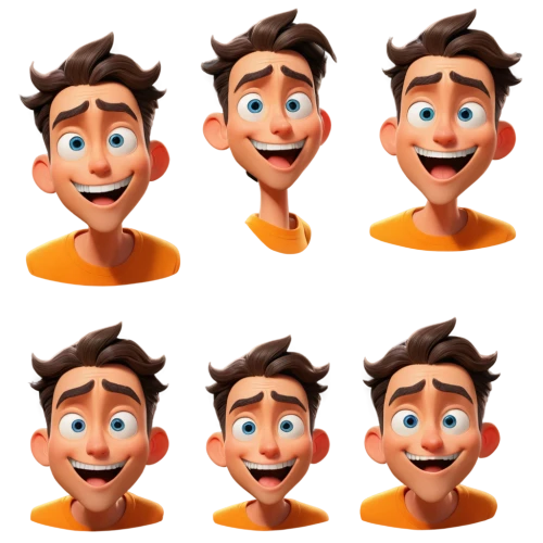 facial expressions,character animation,expressions,cute cartoon character,vector images,cartoon people,male poses for drawing,cartoon character,icon set,emojis,vector people,emoticons,retro cartoon people,disney character,faces,emoji,emojicon,ken,animated cartoon,smilies,Unique,Design,Character Design