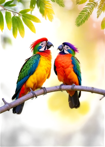 couple macaw,parrot couple,colorful birds,love bird,tropical birds,rainbow lorikeets,lovebird,macaws of south america,sun conures,macaws,bird couple,for lovebirds,rainbow lorikeet,passerine parrots,i love birds,lorikeets,love birds,golden parakeets,parrots,macaws blue gold,Illustration,Abstract Fantasy,Abstract Fantasy 13