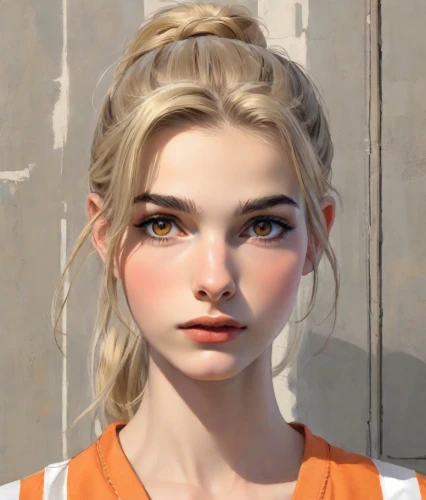 clementine,elsa,natural cosmetic,vanessa (butterfly),pupils,doll's facial features,character animation,game character,piper,cinnamon girl,portrait of a girl,girl portrait,main character,bun,cosmetic,beauty face skin,ken,eurasian,angel face,olaf,Digital Art,Comic