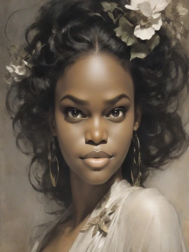 african american woman,beautiful african american women,african woman,afro american girls,african art,afro american,afro-american,black woman,nigeria woman,fantasy portrait,tiana,mystical portrait of a girl,romantic portrait,afroamerican,polynesian girl,oil painting on canvas,young woman,african,portrait of a girl,oil painting