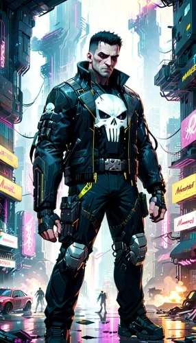 cyberpunk,kryptarum-the bumble bee,cyborg,sci fiction illustration,enforcer,avenger hulk hero,superhero background,game illustration,brute,ballistic vest,lopushok,shepard,gorilla soldier,electro,cable,bane,wuhan''s virus,cg artwork,concept art,game art,Anime,Anime,General