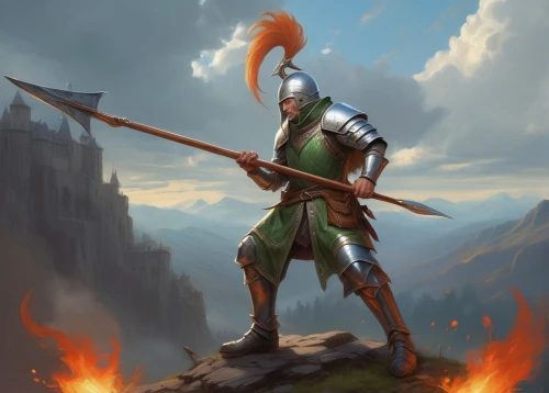 patrol,torch-bearer,castleguard,paladin,dane axe,lone warrior,heroic fantasy,massively multiplayer online role-playing game,wind warrior,aaa,fantasy warrior,aa,alm,dunun,wall,the white torch,burning torch,norse,nördlinger ries,link,Conceptual Art,Fantasy,Fantasy 01