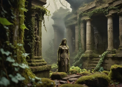 ancient city,ancient,the ancient world,fantasy picture,mother earth statue,mausoleum ruins,ruins,fantasy landscape,fantasy art,secret garden of venus,druids,stone statues,garden statues,priestess,caryatid,dryad,ancient house,stone garden,hall of the fallen,artemis temple,Unique,3D,Garage Kits