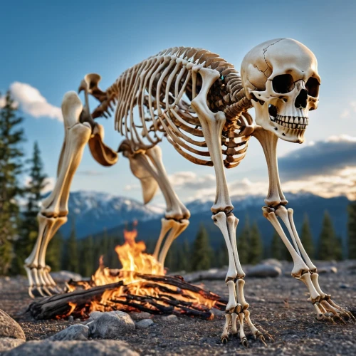 skeletal,vintage skeleton,skeleton,human skeleton,skeletal structure,skeletons,fossil beds,wood skeleton,pile of bones,campfire,lion's skeleton,day of the dead skeleton,bone,cattle skull,skeleltt,burning man,dance of death,campfires,skull bones,bonfire,Photography,General,Realistic