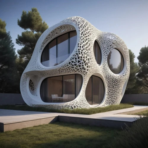 cubic house,honeycomb structure,futuristic architecture,3d rendering,building honeycomb,modern architecture,cube house,frame house,jewelry（architecture）,insect house,outdoor structure,dunes house,cube stilt houses,render,archidaily,modern house,arhitecture,eco-construction,inverted cottage,3d render,Photography,Artistic Photography,Artistic Photography 11