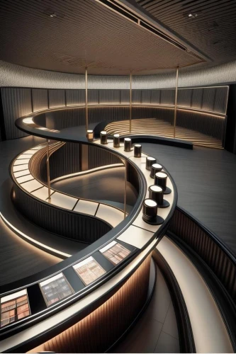 theater stage,futuristic art museum,theatre stage,lecture hall,conference room,auditorium,oval forum,performance hall,circular staircase,concert hall,lecture room,stage design,conference hall,empty theater,concert venue,theatre,event venue,theater,orchestra pit,meeting room