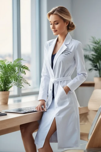 nurse uniform,white coat,electronic medical record,healthcare professional,female doctor,consultant,female nurse,menswear for women,healthcare medicine,pathologist,management of hair loss,women clothes,women's clothing,obstetric ultrasonography,blur office background,place of work women,white-collar worker,dermatologist,naturopathy,medical assistant,Photography,Fashion Photography,Fashion Photography 03