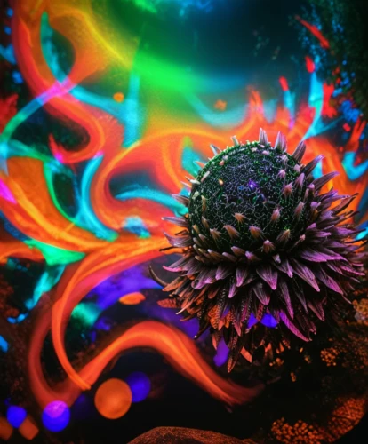 cosmic flower,apophysis,fractals art,mandelbulb,light fractal,psychedelic art,fractal environment,colorful tree of life,night-blooming cactus,celestial chrysanthemum,chrysanthemum background,fractal art,3d background,fractal lights,desert flower,star anemone,psychedelic,prickly flower,cactus digital background,fire flower,Photography,General,Fantasy