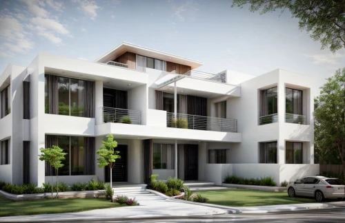 modern house,3d rendering,new housing development,residential house,modern architecture,build by mirza golam pir,townhouses,apartments,two story house,modern building,frame house,residential building,contemporary,apartment building,stucco frame,residential,core renovation,cubic house,residence,exterior decoration