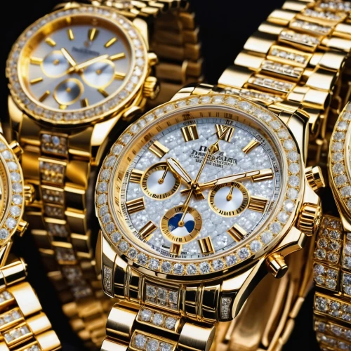 rolex,gold watch,watches,yellow-gold,watch dealers,men's watch,luxury accessories,timepiece,bling,24 karat,gold plated,gold wall,wrist watch,mechanical watch,bullion,gold business,racks,stacks,wristwatch,gold jewelry,Photography,General,Realistic