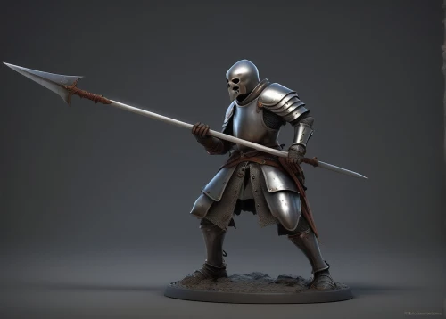 roman soldier,3d model,3d figure,knight armor,knight,crusader,paladin,miniature figure,grenadier,swordsman,joan of arc,metal figure,excalibur,3d render,game figure,centurion,lone warrior,sabre,actionfigure,fantasy warrior,Conceptual Art,Fantasy,Fantasy 01