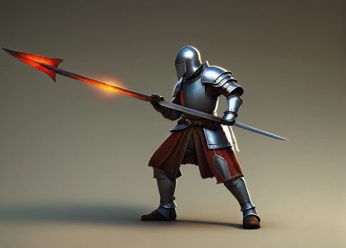 knight armor,thermal lance,torch-bearer,roman soldier,knight,flaming torch,cleanup,igniter,awesome arrow,quarterstaff,paladin,crusader,knight tent,spear,excalibur,joan of arc,templar,3d model,fencing weapon,silver arrow,Unique,3D,Toy