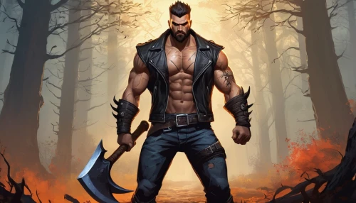 dane axe,barbarian,woodsman,wolverine,splitting maul,male character,farmer in the woods,axe,leopard's bane,mercenary,game illustration,fantasy warrior,blacksmith,lumberjack,butcher ax,graves,swordsman,devilwood,saw blade,male elf,Unique,Pixel,Pixel 05