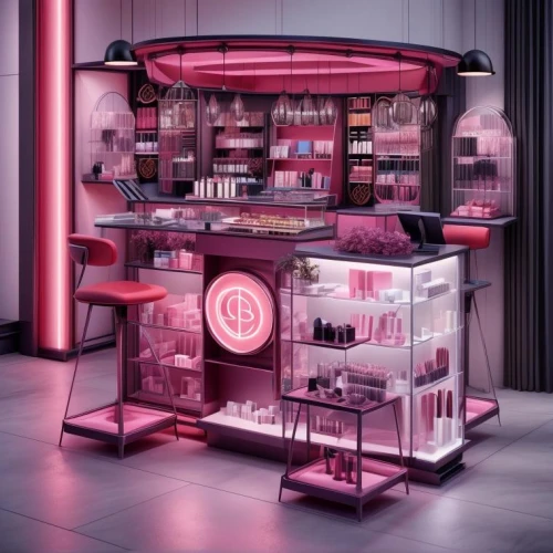 cosmetics counter,cosmetics,women's cosmetics,beauty room,cosmetic products,doll house,oil cosmetic,vitrine,shop-window,expocosmetics,beauty product,perfumes,agent provocateur,store front,beauty products,beauty salon,cosmetic,store window,boutique,shopwindow