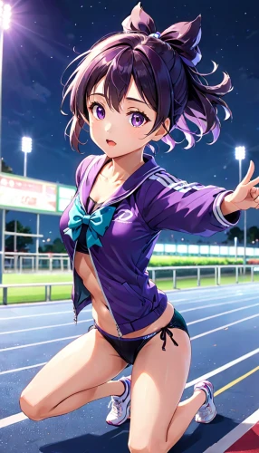 sports girl,track and field,track,female runner,kayano,100 metres hurdles,cheering,tokyo summer olympics,running,playing sports,sports game,hurdles,cheerleader,sports uniform,110 metres hurdles,athletics,sports,sports dance,long jump,shot put,Anime,Anime,Realistic