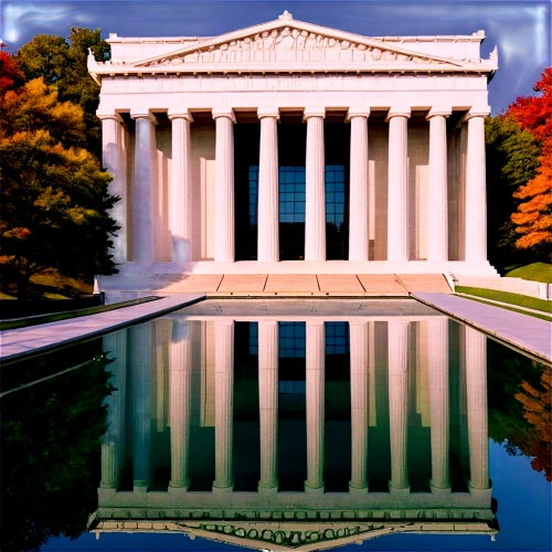 lincoln memorial,thomas jefferson memorial,lincoln monument,abraham lincoln memorial,reflecting pool,us supreme court building,jefferson memorial,jefferson monument,us supreme court,supreme court,abraham lincoln monument,dc,national archives,uscapitol,tidal basin,national monument,tomb of the unknown soldier,tomb of unknown soldier,capitol,three pillars,Illustration,Japanese style,Japanese Style 15