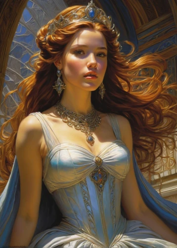 heroic fantasy,blue enchantress,fantasy art,celtic queen,cinderella,celtic woman,fantasy woman,fantasy portrait,bodice,fantasy picture,sorceress,priestess,the enchantress,aphrodite,jessamine,fairy tale character,rosa ' amber cover,the snow queen,cybele,fairy queen,Illustration,Realistic Fantasy,Realistic Fantasy 03