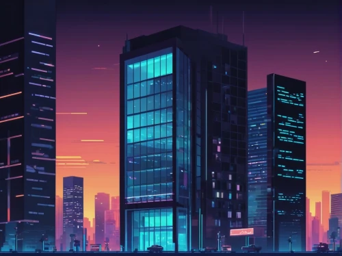 cityscape,tokyo city,shinjuku,metropolis,skyscrapers,tokyo,skyscraper,evening city,colorful city,shanghai,honolulu,cyberpunk,city at night,city skyline,high-rises,cities,fantasy city,dusk background,high rises,urban towers,Unique,Pixel,Pixel 01