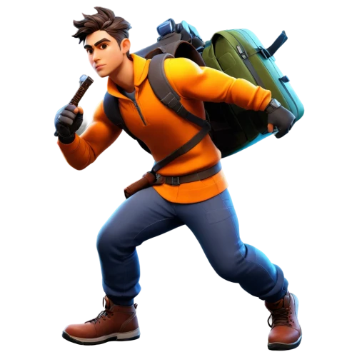 scout,backpack,courier,wall,fortnite,mountain guide,courier driver,png image,edit icon,tradesman,miner,pickaxe,farm pack,bot icon,shopping cart icon,pine needs,tangelo,growth icon,janitor,life stage icon,Illustration,American Style,American Style 02