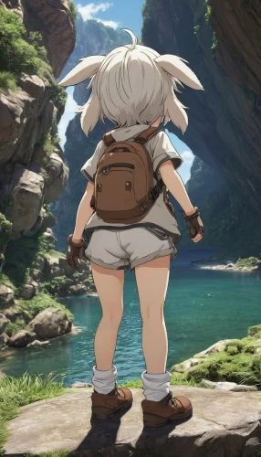 meteora,marie leaf,skort,sanya,takikomi gohan,kinara,kayano,adventurer,pekapoo,traps,thighs,mother bottom,papirika,gnome,toori,erika,studio ghibli,hiking,ajika,komajirou