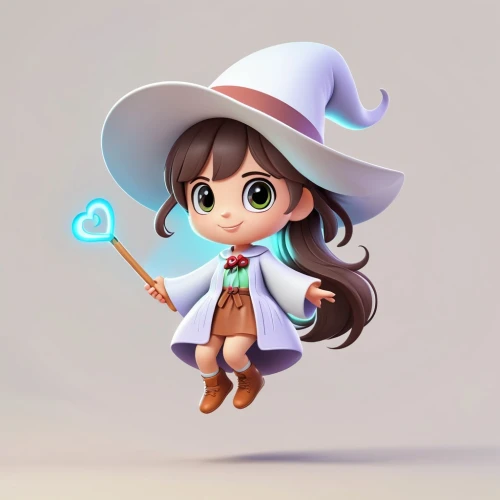 akko,witch's hat icon,pilgrim,cowgirl,musketeer,vector girl,dribbble,cute cartoon character,3d figure,witch,chibi girl,little girl twirling,wizard,countrygirl,hatter,fairy tale character,vector illustration,lady pointing,witch's hat,witch hat,Unique,Design,Character Design