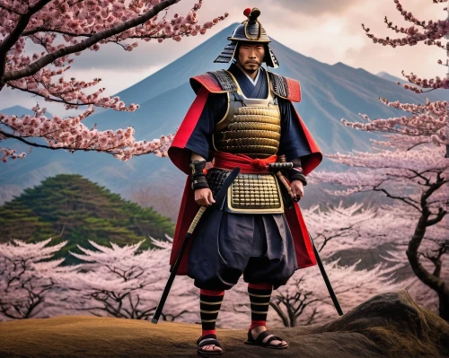 samurai,samurai fighter,yi sun sin,goki,japanese sakura background,sensei,hijiki,tsukemono,kenjutsu,shuanghuan noble,dobok,mulan,sakura background,sōjutsu,japanese art,anime japanese clothing,geisha,shinobi,japanese background,geomungo,Illustration,Realistic Fantasy,Realistic Fantasy 36