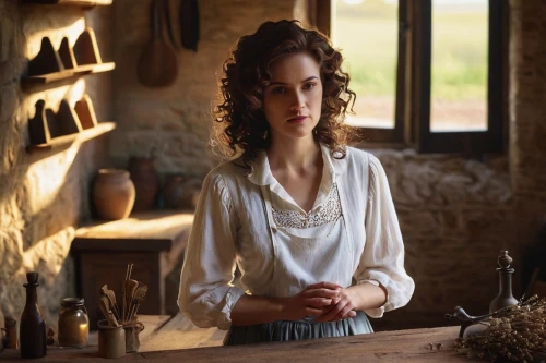 daisy jazz isobel ridley,barmaid,candlemaker,female doctor,british actress,tinsmith,a charming woman,milkmaid,apothecary,woman of straw,deadwood,mrs white,catarina,girl in a historic way,dizi,celtic queen,sigourney weave,elizabeth nesbit,mayflower,silversmith,Conceptual Art,Oil color,Oil Color 11