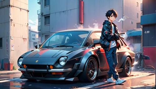 girl and car,nico,city car,honda z,smartcar,suzuki,porsche 914,black beetle,car,parked car,toyota ae85,two-point-ladybug,car model,the beetle,yukio,volkswagen beetle,honda,car mechanic,beetle,vector,Anime,Anime,Realistic