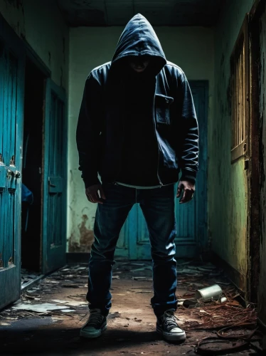 hooded man,urbex,live escape game,play escape game live and win,man holding gun and light,janitor,assassin,digital compositing,robber,anonymous,the pandemic,burglar,pawn,fighting stance,dark web,scythe,live escape room,beaten down,henchman,hip hop music,Art,Artistic Painting,Artistic Painting 26