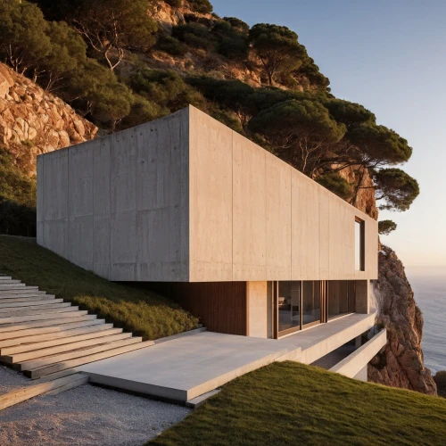 dunes house,cubic house,exposed concrete,modern architecture,corten steel,archidaily,modern house,cube house,house of the sea,summer house,beach house,holiday home,residential house,timber house,architectural,private house,concrete construction,brutalist architecture,arhitecture,house in mountains