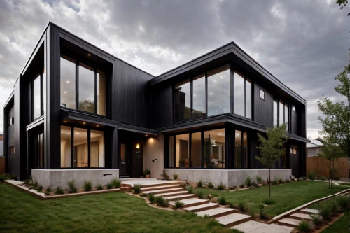timber house,modern house,cube house,cubic house,modern architecture,frame house,wooden house,metal cladding,black cut glass,house shape,inverted cottage,smart house,two story house,residential house,dunes house,mirror house,beautiful home,glass facade,modern style,contemporary