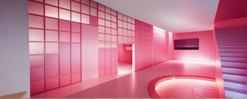 hallway space,pink squares,interior design,wall,beauty room,pink vector,cubic house,color wall,walk-in closet,room divider,hallway,interior modern design,modern room,cube house,interior decoration,search interior solutions,the little girl's room,modern decor,archidaily,magenta,Photography,General,Realistic
