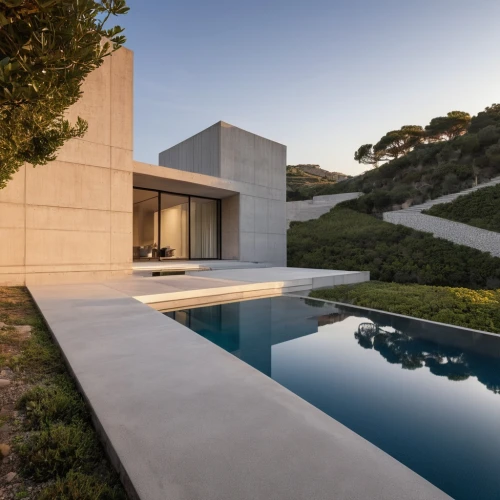 dunes house,modern house,modern architecture,exposed concrete,pool house,private house,luxury property,residential house,corten steel,house by the water,cube house,concrete construction,house in mountains,concrete blocks,archidaily,cubic house,beautiful home,holiday villa,house in the mountains,architectural,Photography,General,Realistic