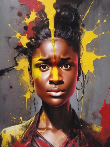 african art,african woman,indigenous painting,benin,aborigine,mali,cameroon,angolans,oil painting on canvas,aboriginal,aboriginal australian,african culture,ghana,indian art,aboriginal painting,africa,art painting,girl portrait,african,portrait of a girl,Photography,Cinematic