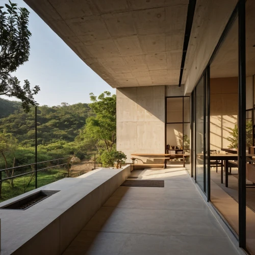 exposed concrete,dunes house,corten steel,concrete ceiling,concrete slabs,archidaily,concrete construction,modern architecture,modern house,concrete wall,residential house,concrete blocks,daylighting,timber house,mid century house,cubic house,folding roof,sliding door,concrete,residential