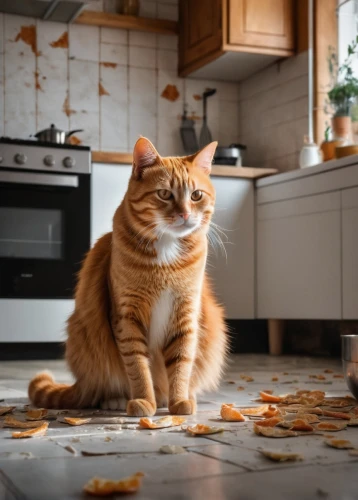 red tabby,ginger cat,mess in the kitchen,cat image,marmalade,paprika powder,red whiskered bulbull,domestic cat,funny cat,ginger cookie,panko,american curl,human don't be angry,cat,cat european,home destruction,cat food,pumpkin pie spice,nutmeg,domestic short-haired cat,Photography,General,Natural