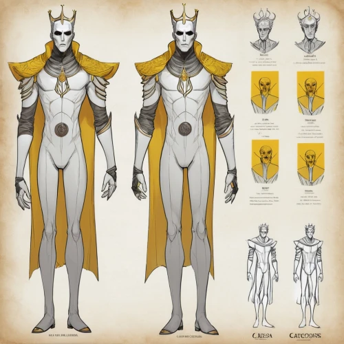 knight armor,costume design,concept art,suit of spades,grey fox,breastplate,ramses ii,vestment,paladin,armor,humanoid,development concept,aesulapian staff,pharaonic,armour,golden mask,neottia nidus-avis,pharaoh,male character,alien warrior,Unique,Design,Character Design