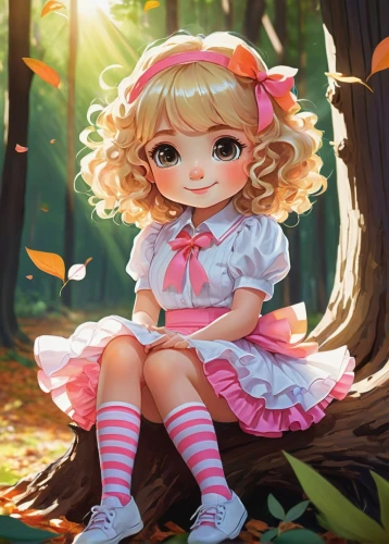 autumn background,autumn cupcake,forest background,autumn theme,forest clover,girl with tree,chibi girl,nora,children's background,painter doll,autumn forest,little girl fairy,doll dress,in the forest,child fairy,female doll,alice,spring background,artist doll,portrait background,Conceptual Art,Fantasy,Fantasy 10