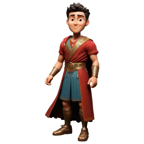 vax figure,3d model,scandia gnome,roman soldier,aladin,aladha,3d figure,male character,skylander giants,bactrian,marco,game figure,figurine,the roman centurion,thracian,celebration cape,male elf,gnome,animated cartoon,character animation,Anime,Anime,Cartoon