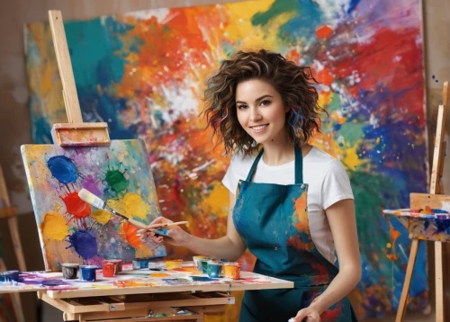 painting technique,italian painter,painter,artist portrait,art painting,photo painting,painter doll,meticulous painting,painting,artist,artist brush,in a studio,artist color,art model,oil painting,art academy,paint brushes,post impressionist,portrait of a girl,girl with a wheel,Illustration,Vector,Vector 07