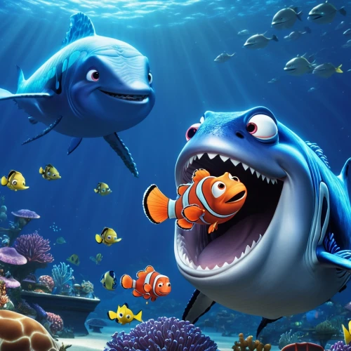 underwater world,aquatic animals,under the sea,underwater background,under sea,sharks,sea animals,sea life underwater,aquarium inhabitants,sea-life,piranhas,school of fish,underwater fish,sea animal,aquatic life,sea creatures,shark,nemo,fish in water,marine life,Photography,General,Realistic