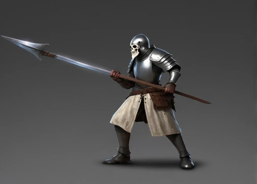 crusader,templar,swordsman,iron mask hero,knight armor,greyskull,barbarian,paladin,roman soldier,3d model,dane axe,lone warrior,thracian,excalibur,quarterstaff,fantasy warrior,male character,sheik,wind warrior,fencing weapon,Conceptual Art,Fantasy,Fantasy 01