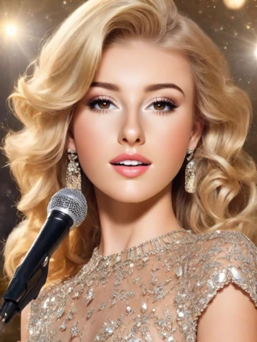 miss universe,edit icon,realdoll,glittering,havana brown,miss circassian,singer,doll's facial features,award background,portrait background,glamour girl,hollywood actress,sparkling,blonde woman,pageant,glamor,dazzling,jeweled,rosa ' amber cover,eurasian