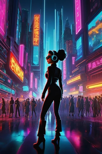 cyberpunk,sci fiction illustration,transistor,neon lights,futuristic,dystopian,metropolis,cg artwork,neon light,neon human resources,dystopia,game illustration,musical background,fantasia,night glow,city lights,neon ghosts,neon body painting,music background,neon,Photography,Black and white photography,Black and White Photography 10