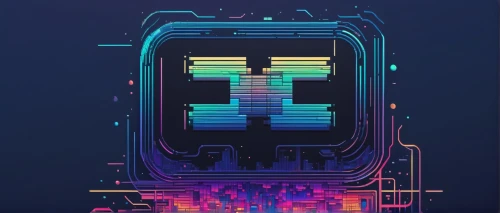 tetris,bismuth,tiktok icon,computer icon,robot icon,phone icon,pixel cells,pixel cube,80's design,circuit board,electronic,computer art,android icon,pixels,pentium,circuitry,abstract retro,trip computer,processor,resistor,Illustration,Paper based,Paper Based 10